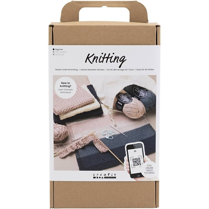DIY Kit Startpakke Strikking (970852) i gruppen SPORT, FRITID & HOBBY / Hobby / DIY Kit hos TP E-commerce Nordic AB (D31115)