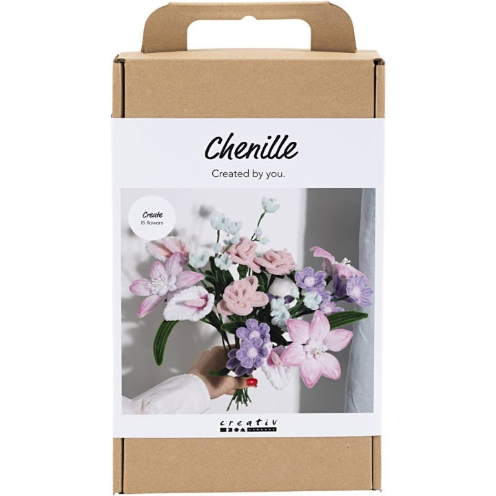 Creative Toys Creativ - Craft Kit Pipe Cleaner Flowers, blomster, pastellfarger, 1 pakke - () i gruppen LEKER, BARN OG BABY / Leker / Håndtverk hos TP E-commerce Nordic AB (D31262)