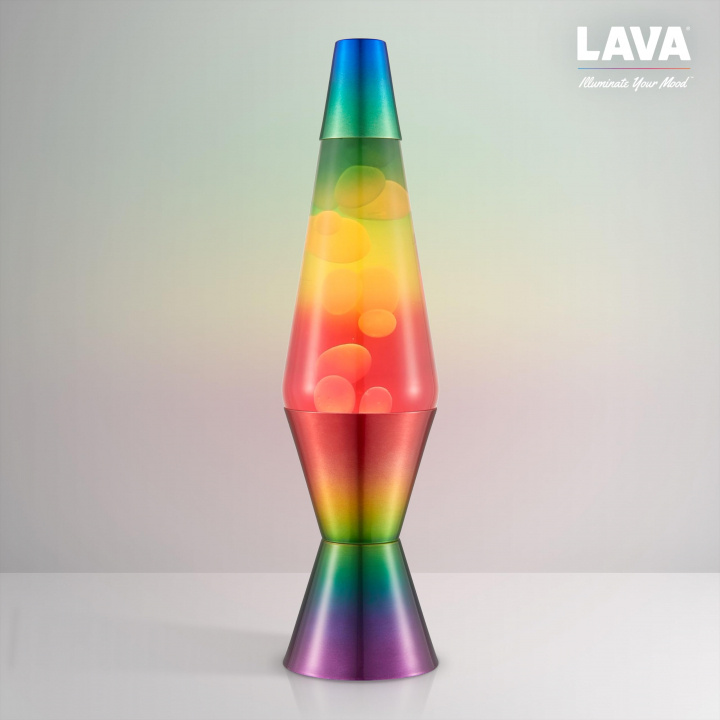 Lavazza Lampe - Hvit/Tri-colour, regnbuefarget fot - 37 cm i gruppen LEKER, BARN OG BABY / Barnerom / Belysning hos TP E-commerce Nordic AB (D31265)