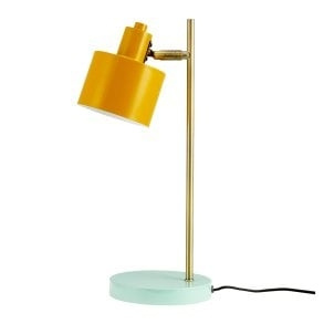 Dyberg-Larsen Ocean bordlampe - karri, messing, turkis i gruppen Elektronikk / Lys / Bordlamper hos TP E-commerce Nordic AB (D31276)