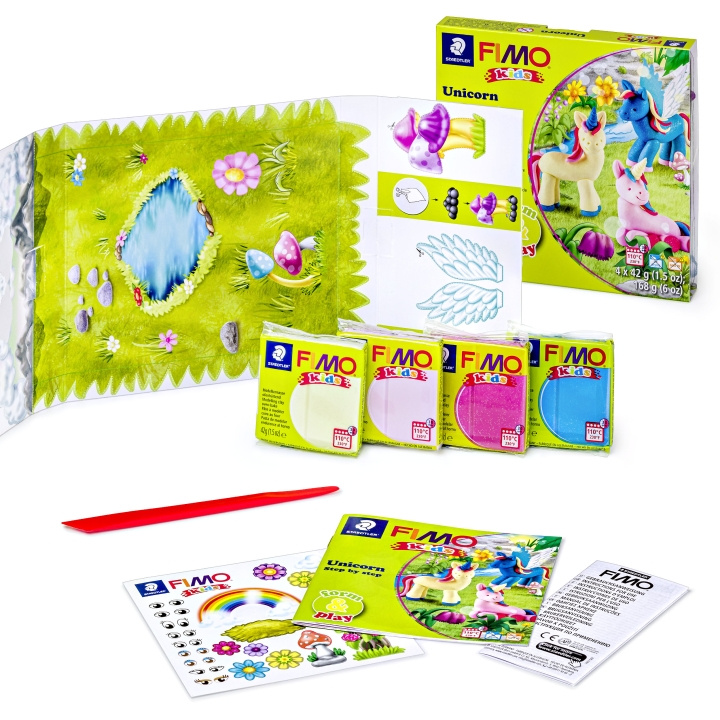 FIMO Kids Form & Play Set - Unicorn (8034 19 LZ) i gruppen LEKER, BARN OG BABY / Leker / Lekesett hos TP E-commerce Nordic AB (D31280)
