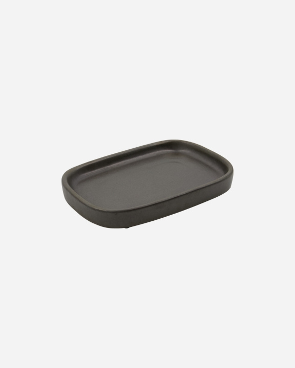 Meraki Tray - Dark grey - L:24,5cm, W:16,5cm, H:3cm i gruppen HJEM, HUS OG HAGE / Innredning / Oppbevaring hos TP E-commerce Nordic AB (D31306)