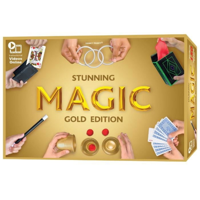Hanky Panky Toys Stunning Magic - Gold Edition 150 triks (29040) i gruppen LEKER, BARN OG BABY / Spill / Brettspill hos TP E-commerce Nordic AB (D31350)