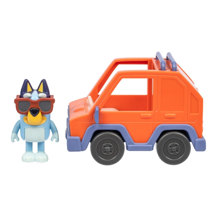 Bluey Grunnleggende kjøretøy - 4WD med Bluey i gruppen LEKER, BARN OG BABY / Leker / Figurer, miniatyrer og tilbehør hos TP E-commerce Nordic AB (D31354)