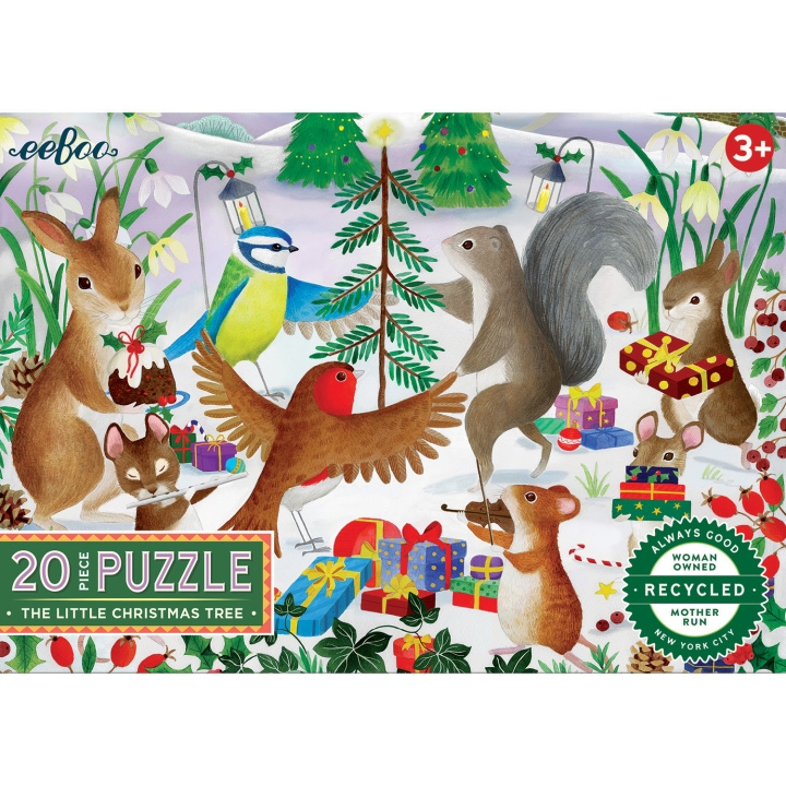 eeBoo Puslespill 20 brikker - Det lille juletreet (EPZCX20) i gruppen SPORT, FRITID & HOBBY / Hobby / Puslespill hos TP E-commerce Nordic AB (D31384)