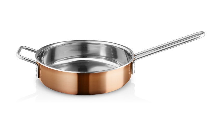 Eva Trio Sautépanne i kobber - 24 cm i gruppen HJEM, HUS OG HAGE / Kjøkkenutstyr / Gryter og kjeler hos TP E-commerce Nordic AB (D31385)
