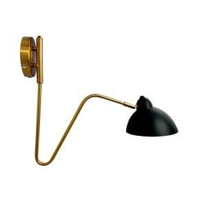 Dyberg-Larsen Futura vegglampe - arm i messing i gruppen Elektronikk / Lys / Vegglamper hos TP E-commerce Nordic AB (D31444)