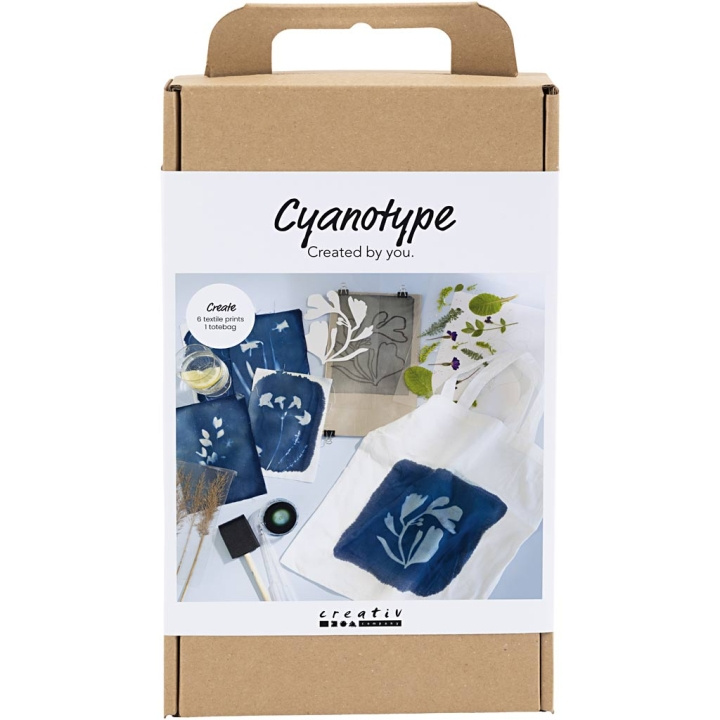 Creative Toys Creativ - Craft Kit Cyanotype, tekstil, blå, 1 pakke - () i gruppen LEKER, BARN OG BABY / Leker / Håndtverk hos TP E-commerce Nordic AB (D31465)