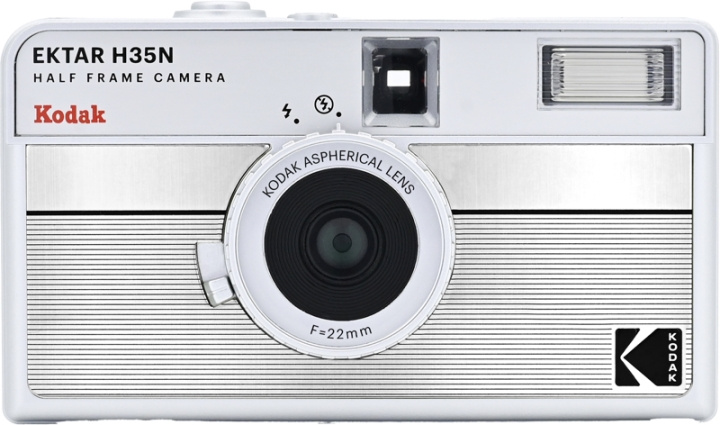 Kodak EKTAR H35N Kamera - Stripete sølv i gruppen Elektronikk / Foto og video / Kameraer hos TP E-commerce Nordic AB (D31488)