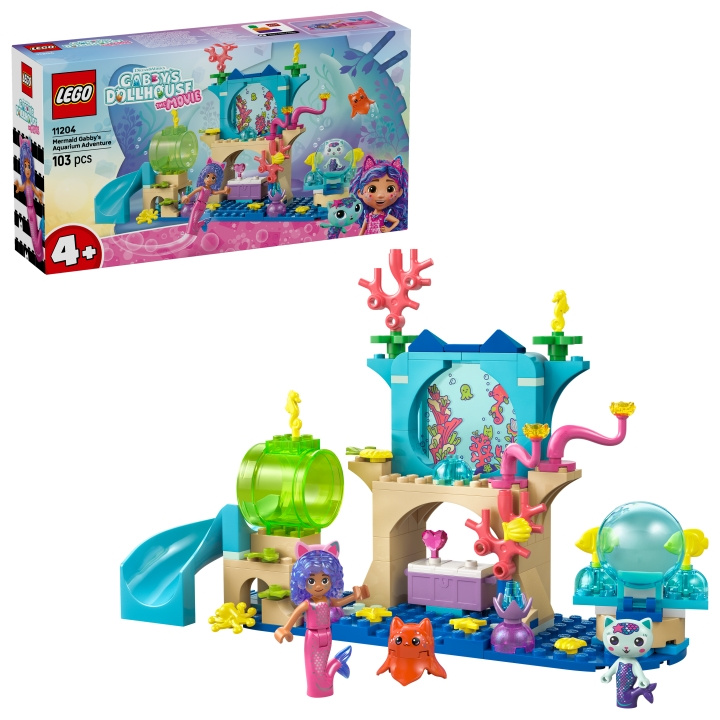 LEGO Gabby\'s Dollhouse - Mermaid Gabby\'s Aquarium Adventure (11204) i gruppen LEKER, BARN OG BABY / Leker / Byggeleker / Lego hos TP E-commerce Nordic AB (D31501)