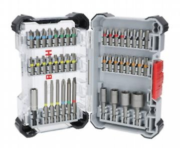 aBosch - Professional Bosch 43x Extra Hard skrutrekkerbitsett, 43 deler (197 x 110,5 mm, profesjonelt tilbehør, skrutrekker, drill) i gruppen HJEM, HUS OG HAGE / Verktøy / Annet verktøy og tilbehør hos TP E-commerce Nordic AB (D31502)