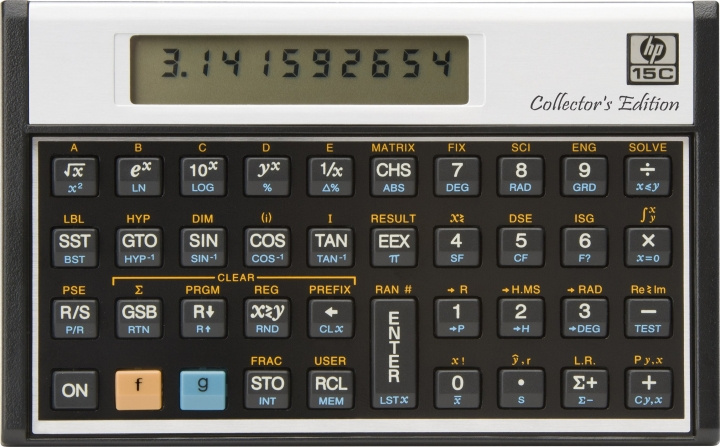 HP 15C Collectors Edition finansiell kalkulator i gruppen SPORT, FRITID & HOBBY / Morsomme produkter / Smarte produkter hos TP E-commerce Nordic AB (D31534)
