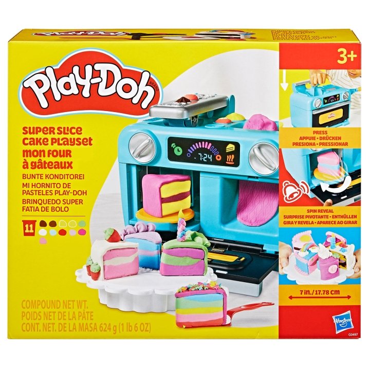 PLAY-DOH Super Slice Cake Playset i gruppen LEKER, BARN OG BABY / Leker / Lekesett hos TP E-commerce Nordic AB (D31591)