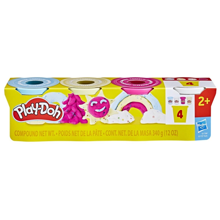PLAY-DOH Specialty Compound Confetti 4 Pack i gruppen LEKER, BARN OG BABY / Leker / Lekesett hos TP E-commerce Nordic AB (D31595)