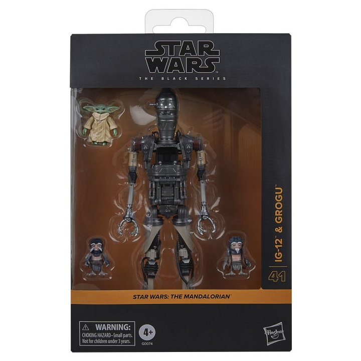 Star Wars The Black Series 6 Inch Figure IG-12 & Grogu i gruppen LEKER, BARN OG BABY / Leker / Figurer, miniatyrer og tilbehør hos TP E-commerce Nordic AB (D31638)