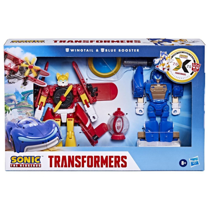 Transformers Collaborative Sonic The Hedgehog, Wingtail & Blue Booster i gruppen LEKER, BARN OG BABY / Leker / Lekesett hos TP E-commerce Nordic AB (D31644)