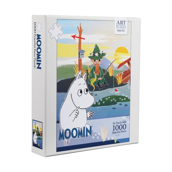 Moomin Puslespill 1000 Pcs Art Puzzle On Bridge i gruppen SPORT, FRITID & HOBBY / Hobby / Puslespill hos TP E-commerce Nordic AB (D31671)