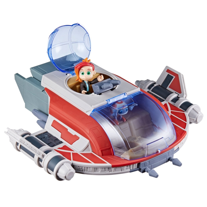 Star Wars Young Jedi 4in Playset The Crimson Firehawk i gruppen LEKER, BARN OG BABY / Leker / Lekesett hos TP E-commerce Nordic AB (D31691)