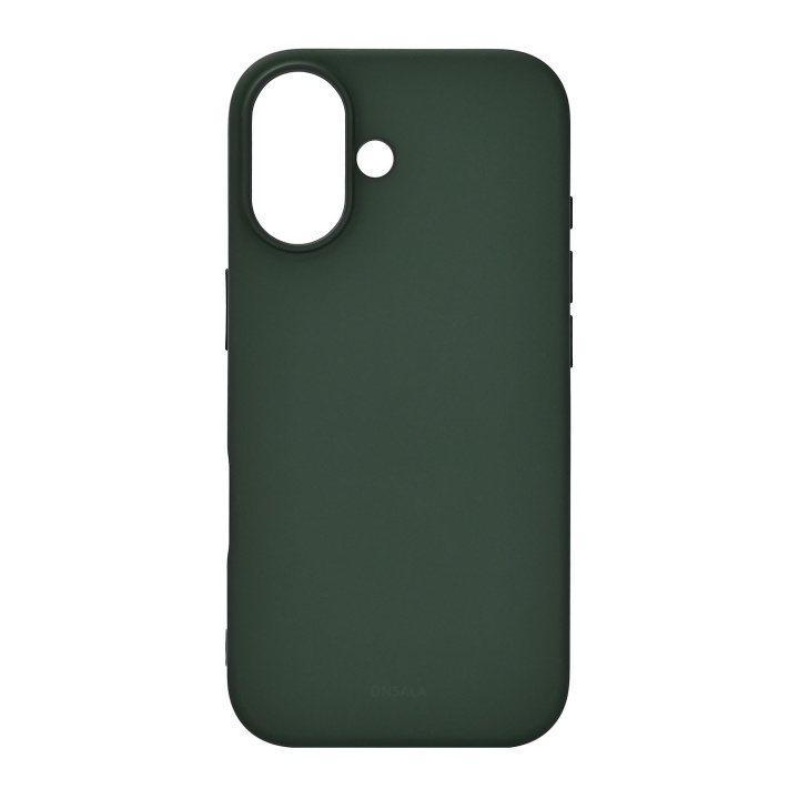 Onsala Mobildeksel med silikonsfølelse Olive Green - iPhone 17 i gruppen SMARTTELEFON & NETTBRETT / Mobilbeskyttelse / Apple / iPhone 17 hos TP E-commerce Nordic AB (D31766)
