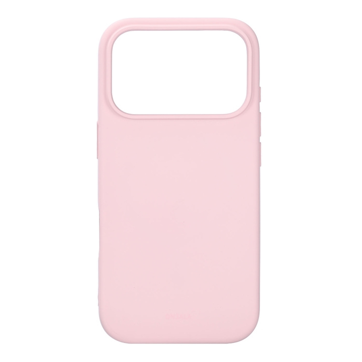 Onsala Mobildeksel med silikonsfølelse Chalk Pink - iPhone 17 Pro i gruppen SMARTTELEFON & NETTBRETT / Mobilbeskyttelse / Apple / iPhone 17 hos TP E-commerce Nordic AB (D31774)