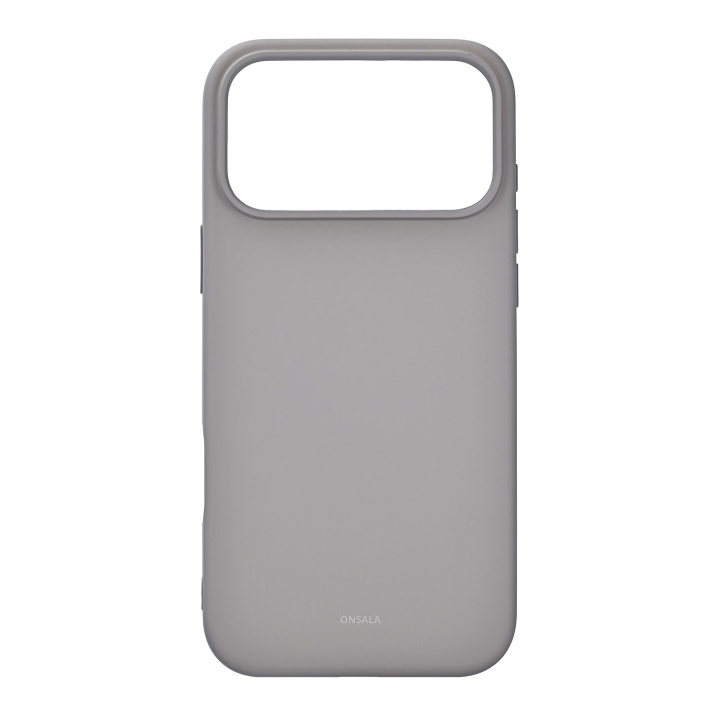 Onsala Mobildeksel med silikonfølelse Concrete - iPhone 17 Pro Max i gruppen SMARTTELEFON & NETTBRETT / Mobilbeskyttelse / Apple / iPhone 17 hos TP E-commerce Nordic AB (D31800)