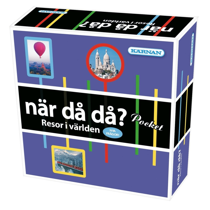 Egmont Spel När Då Då?-pocket Resor i Världen (Nya frågor) (SE) i gruppen LEKER, BARN OG BABY / Spill / Brettspill hos TP E-commerce Nordic AB (D31887)