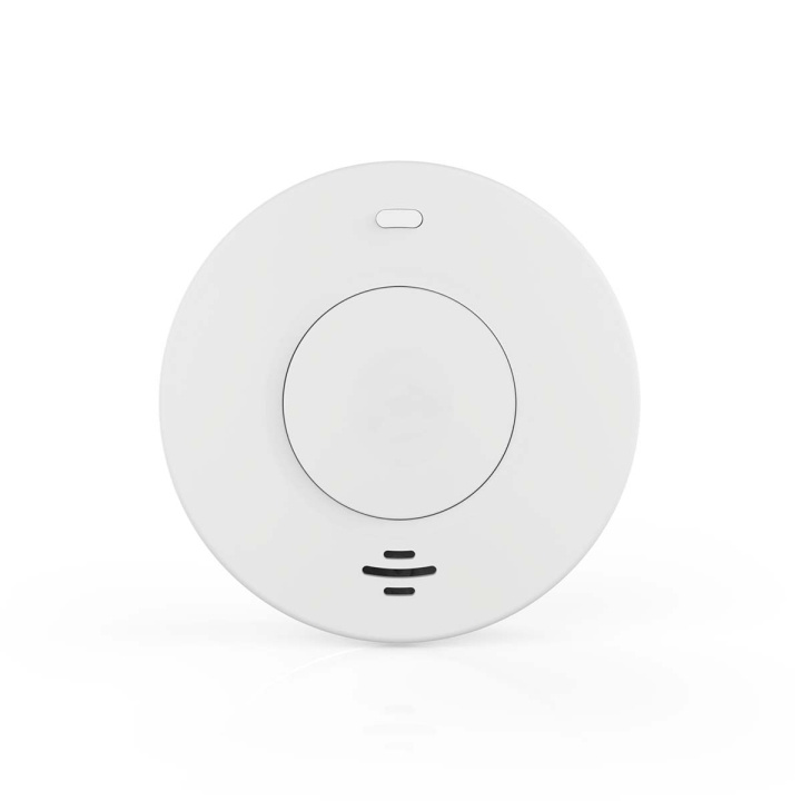 Nedis SmartLife Smoke Detector | Wi-Fi | Battery Powered | Sensor life cycle: 10 year | EN 14604 | Max. battery life: 120 Months i gruppen HJEM, HUS OG HAGE / Alarm, Sikkerhet og overvåking / Brann, røyk, gass / Brannvarslere hos TP E-commerce Nordic AB (D32010)