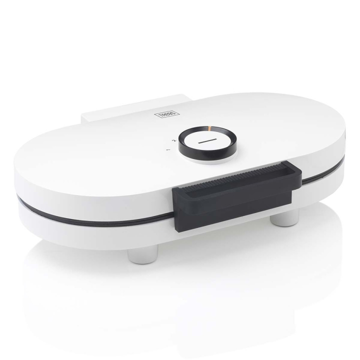 Trebs Vaffeljern dobbelt hjerteformet Hvit i gruppen HJEM, HUS OG HAGE / Husholdningsapparater / Vaffeljern hos TP E-commerce Nordic AB (D32023)