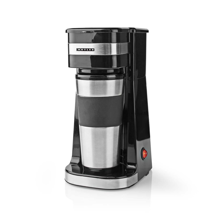 Butler Kaffetrakter med én porsjon | 0,4 l | 750 W | Isolert reisekrus | Automatisk avstengning | Svart i gruppen HJEM, HUS OG HAGE / Husholdningsapparater / Kaffe og espresso / Termostraktere hos TP E-commerce Nordic AB (D32026)