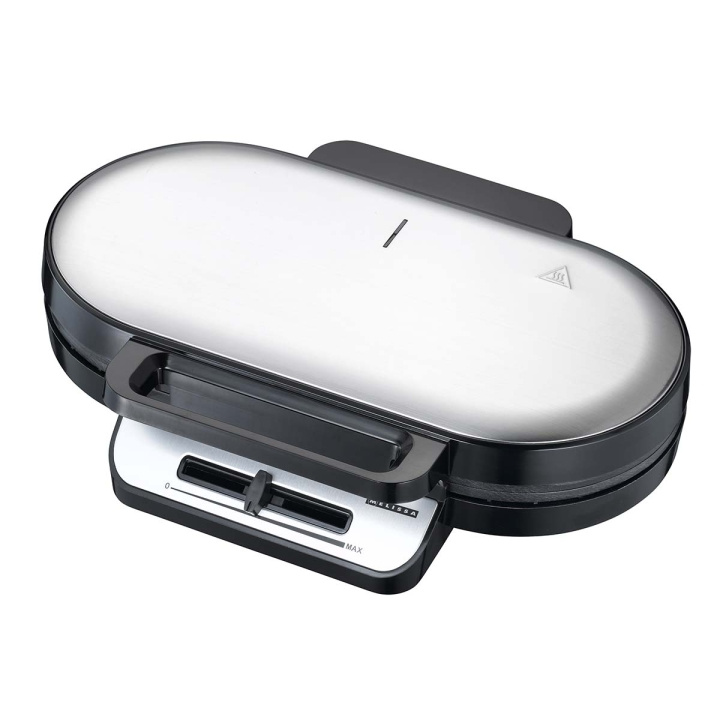 MELISSA Dobbelt vaffeljern 1200W Svart / rustfritt stål i gruppen HJEM, HUS OG HAGE / Husholdningsapparater / Vaffeljern hos TP E-commerce Nordic AB (D32032)