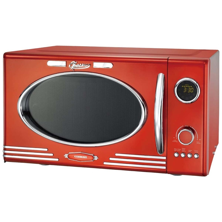 MELISSA Mikrobølgeovn elektronisk grill 23L 800W Metallic Red i gruppen HJEM, HUS OG HAGE / Husholdningsapparater / Mikrobølgeovner hos TP E-commerce Nordic AB (D32043)
