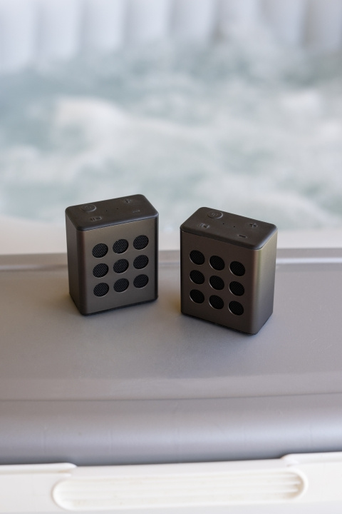 Lenco Bluetooth® stereohøyttalersett med 8 timers spilletid med tilbehør Grå i gruppen Elektronikk / Lyd & Bilde / Høyttalere & tilbehør / Bluetooth-høyttalere / Bærbare høyttalere hos TP E-commerce Nordic AB (D32153)