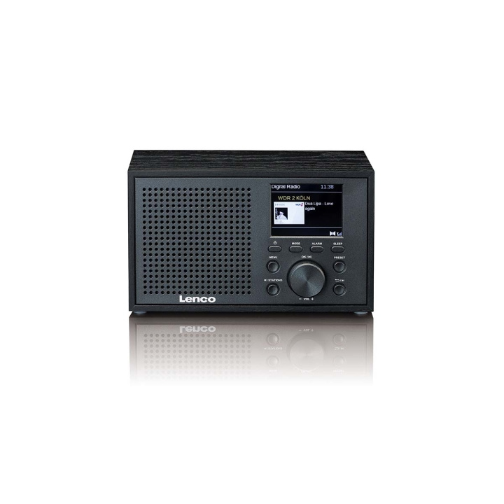 Lenco Mono DAB+ FM-radio med Bluetooth® Svart i gruppen Elektronikk / Lyd & Bilde / Hjemmekino, HiFi og bærbar / Radio & Vekkerklokker / Radio hos TP E-commerce Nordic AB (D32185)