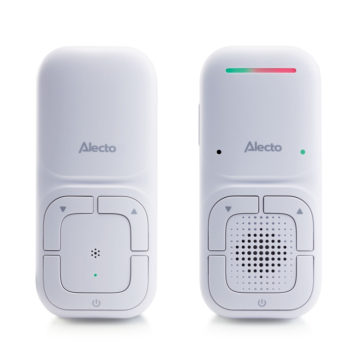 Alecto Moderne Full Eco audio babymonitor med krystallklar DECT-lydkvalitet og lang standby-tid Hvit i gruppen LEKER, BARN OG BABY / Sikkerhet / Babymonitorer hos TP E-commerce Nordic AB (D32188)