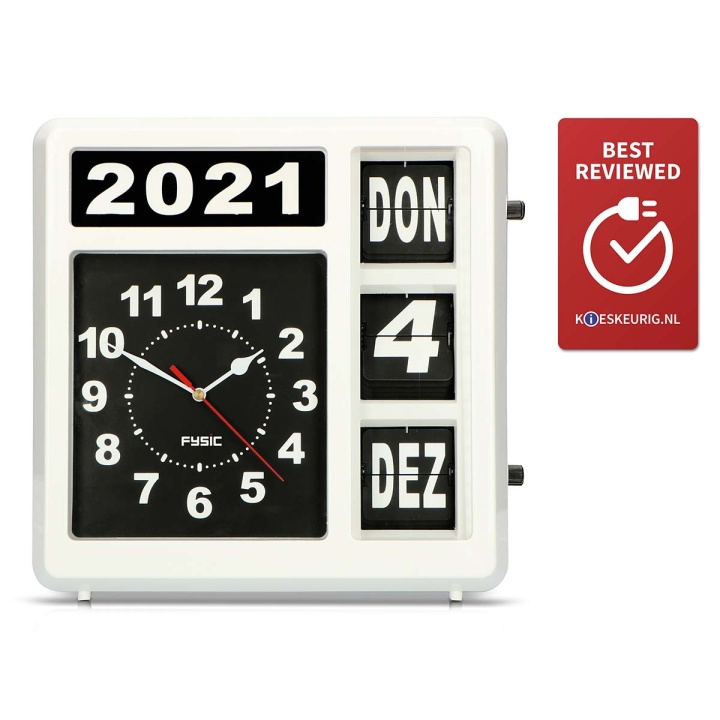 Fysic Stor tysk analog klokke i gruppen HJEM, HUS OG HAGE / Klokker & Teller / Veggklokkene hos TP E-commerce Nordic AB (D32241)