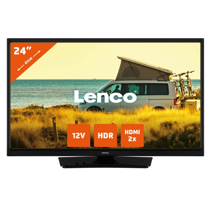 Lenco 24 tommers HD LED-TV med DVB-T2 DVB-C DVB-S2 12V Svart i gruppen Elektronikk / Lyd & Bilde / TV og tilbehør / TV hos TP E-commerce Nordic AB (D32305)