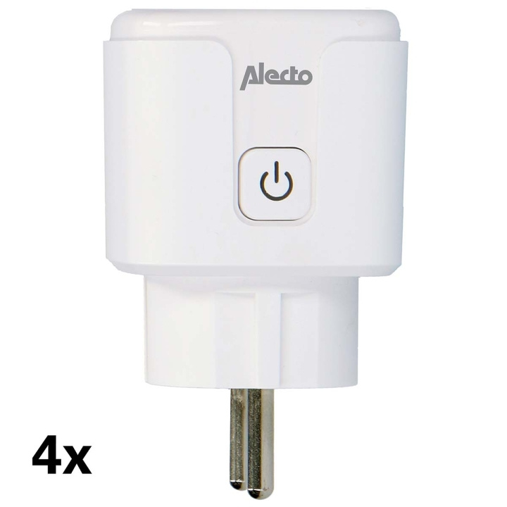 Alecto Smart Wi-Fi-plugg 16A 3680W 4-pakning Hvit i gruppen HJEM, HUS OG HAGE / Smarthus / Smart plugs hos TP E-commerce Nordic AB (D32405)