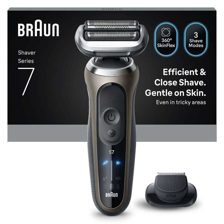 Braun Series 7 elektrisk barbermaskin 72-C1200s i gruppen HELSE OG SKJØNNHET / Hår & styling / Barbering og trimming / Barbermaskiner hos TP E-commerce Nordic AB (D32474)