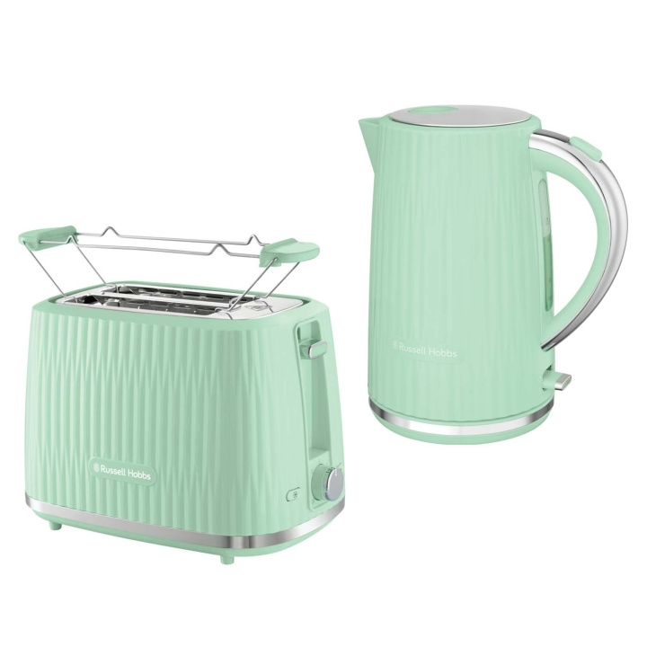 Russell Hobbs Pack Pistachio Eden vannkoker/brødrister i gruppen HJEM, HUS OG HAGE / Husholdningsapparater / Vann og juice / Vannkokere hos TP E-commerce Nordic AB (D32476)