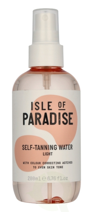Isle of Paradise Self-Tanning Water 200 ml Light i gruppen HELSE OG SKJØNNHET / Hudpleie / Soling / Brun uten sol hos TP E-commerce Nordic AB (D32523)