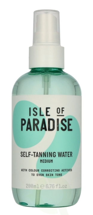 Isle of Paradise Self-Tanning Water 200 ml Medium i gruppen HELSE OG SKJØNNHET / Hudpleie / Soling / Brun uten sol hos TP E-commerce Nordic AB (D32527)