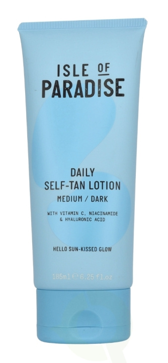 Isle of Paradise Daily Seft-Tan Lotion 185 ml Medium/Dark i gruppen HELSE OG SKJØNNHET / Hudpleie / Soling / Brun uten sol hos TP E-commerce Nordic AB (D32528)