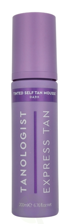 Tanologist Tinted Self Tan Mousse Express Tan 200 ml Dark i gruppen HELSE OG SKJØNNHET / Hudpleie / Soling / Brun uten sol hos TP E-commerce Nordic AB (D32532)