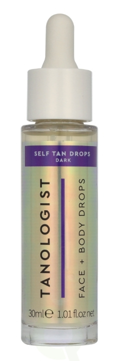 Tanologist Self Tan Drops Face + Body Drops 30 ml Dark i gruppen HELSE OG SKJØNNHET / Hudpleie / Soling / Brun uten sol hos TP E-commerce Nordic AB (D32538)