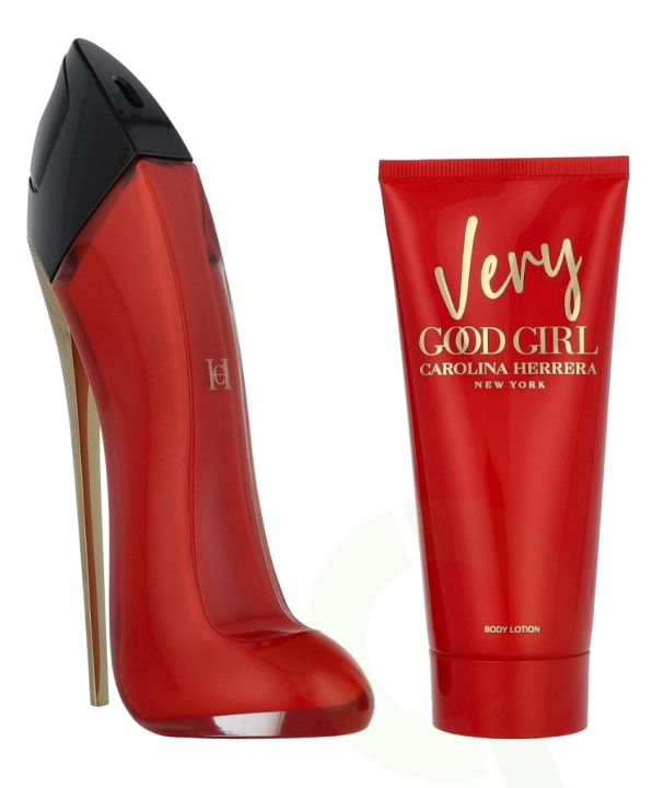 Carolina Herrera Very Good Girl Giftset 180 ml Edp Spray 80 ml/Body Lotion 100ml i gruppen HELSE OG SKJØNNHET / Gavesett / Gavesett for henne hos TP E-commerce Nordic AB (D32561)