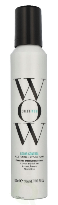 Color Wow Color Control Blue Toning + Styling Foam 200 ml i gruppen HELSE OG SKJØNNHET / Hår & styling / Hårpleie / Hårfarge hos TP E-commerce Nordic AB (D32727)
