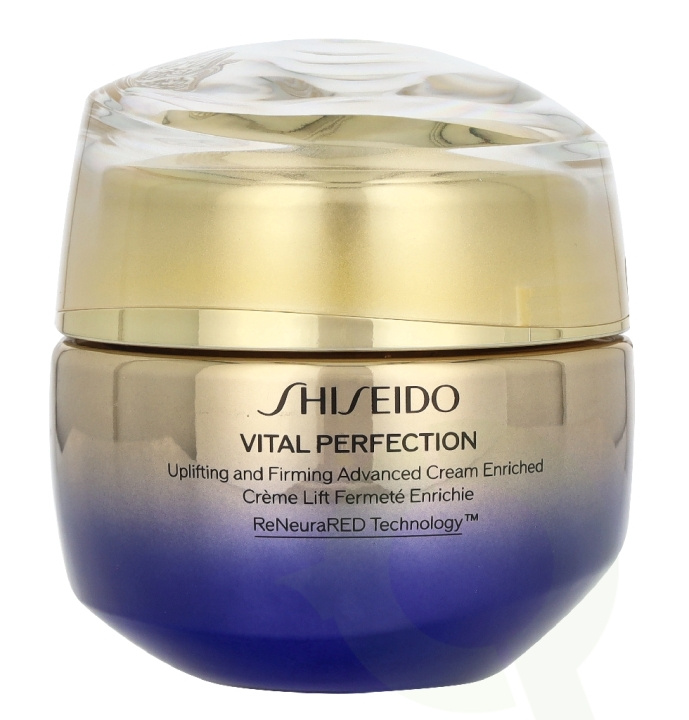 Shiseido Vital Perfection Uplifting and Firming Advanced Cream Enriched 50 ml i gruppen HELSE OG SKJØNNHET / Hudpleie / Ansikt / Dagkrem hos TP E-commerce Nordic AB (D32736)