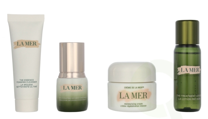 La mer Essential Discovery Collection Giftset 105 ml Creme 30ml/Foaming Cleanser 30ml/Treatment Lotion 30ml/Hydrating Infused Emulsion 15ml i gruppen HELSE OG SKJØNNHET / Gavesett / Gavesett for henne hos TP E-commerce Nordic AB (D32869)