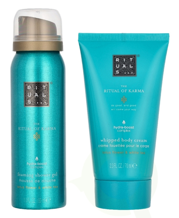 Rituals Karma Giftset 120 ml 48h Hydrating Body Cream 70 ml/Foaming Shower Gel 50 ml i gruppen HELSE OG SKJØNNHET / Gavesett / Gavesett for henne hos TP E-commerce Nordic AB (D32894)