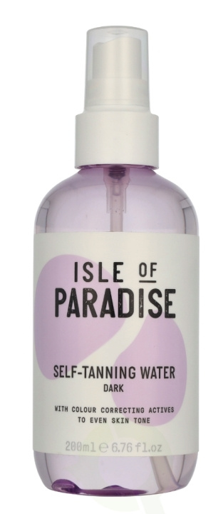 Isle of Paradise Self-Tanning Water 200 ml Dark i gruppen HELSE OG SKJØNNHET / Hudpleie / Soling / Brun uten sol hos TP E-commerce Nordic AB (D33020)